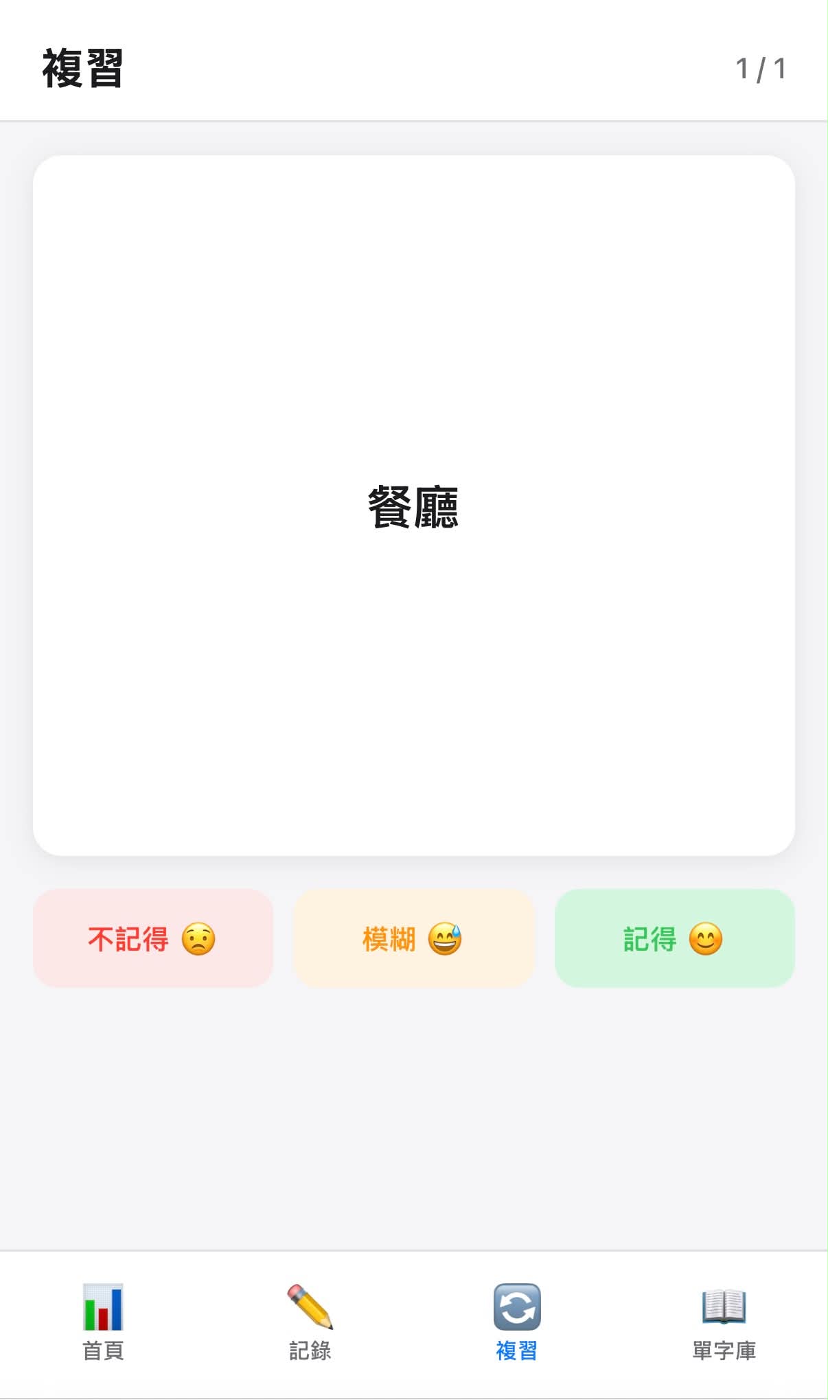 Review Flashcard Back